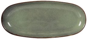 Плато овал LA MEDITERRANEA Macarella Green, Порцелан - 25x12 cm