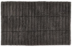 Сива постелка за баня 80x50 cm Tiles - Zone