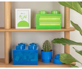 Зелена пластмасова детска кутия за съхранение 25x25x18 cm – LEGO®