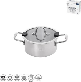 Касерола от неръждаема стомана с капак 1,2 l Venice – Orion