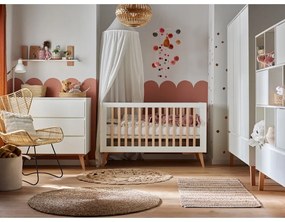 Бял детски скрин , 100 x 92 cm Swing - Pinio