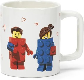 Бяла керамична детска чаша 300 ml Love – LEGO®