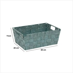 Кош за съхранение 5five Lise, 28x20x11 cm - Зелен