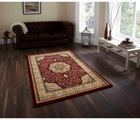 Червен килим 120x170 cm Heritage – Think Rugs