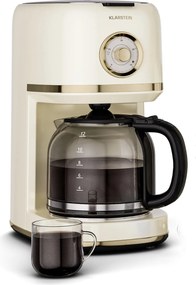 Klarstein Филтърна кафемашина Victoria | 1,5 литра | Функция за поддържане на топлина | 12 чаши