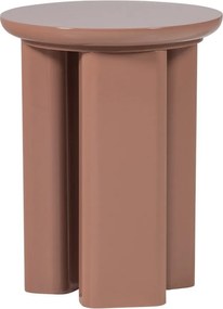 Гланцова кръгла странична масичка ø 40 cm Orivo – WOOOD