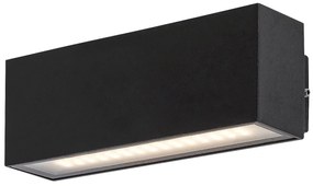 RABALUX 77075 Mataro, външен аплик, LED10W, L18cm, черно - 77075