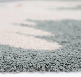 Светлозелен детски килим ø120 cm Bohemian Bird Aqua – Nattiot