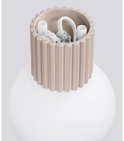 Кафяво-сива стенна лампа Orbital – Sollux