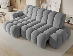 Ъглов диван Нерида-сив-ляв