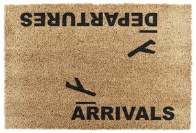 Рогозка от естествени кокосови влакна , 40 x 60 cm Arrivals and Departures - Artsy Doormats