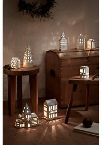 Керамичен свещник за чаена свещ Urbania Lighthouse Church Tower – Kähler Design