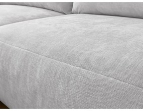 Светлосив ъглов диван Aden – Bobochic Paris