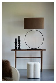 Кафява конзолна маса от масивна акация 30x140 cm Qiano – Light &amp; Living