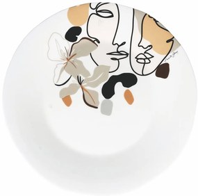 Керамична чиния за сервиране, ø 35 cm Face to Grey - VDE Tivoli 1996