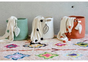 Кремав ръчно изработен памучен килим подходящ за пране 140x200 cm Kaarol – Lorena Canals