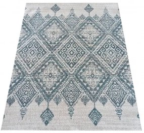 Скандинавски килим с ментовозелени шарки Широчина: 60 см | Дължина: 100 см