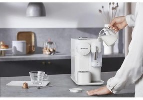 Еспресо машина DeLonghi EN510W, 1450W, 19 bar, 1 л, Nespresso, Автоматично изключване, Бял