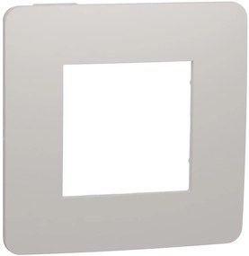 SE Лицева рамка 1х цвят Сив / Бял Unica Studio Color /до изчерпване/ - NU280224