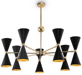 Плафон Maytoni New Series 108 Chandelier-Black-Gold