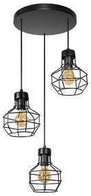 Пендел ТЕРМА, черен, 3xE27