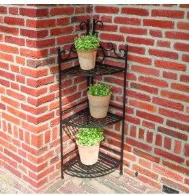Цветарник ъглов Etagere с три рафта - Esschert Design