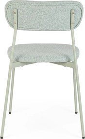 Тапициран трапезен стол в цвят мента Inka – Yes Everyday