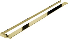 Mexen рафт за душ преграда с релса за кърпи, златен - 800-02-50