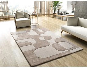 Кремав килим 80x150 cm Lena – Universal