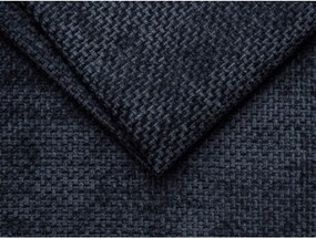 Тъмносин шенилов диван 200 cm Lupine – Micadoni