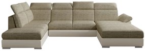 Разтегалелен диван П-образен VANELLA, 330x102x216, berlin 03/soft 33, дясно