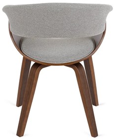 Тапициран фотьойл GARY2 - различни цветови решения орех - бежов