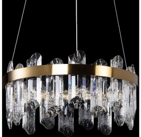 LED Пендел LED/62W/230V Ø 50 см златист