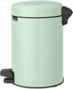 Кош за боклук с педал Brabantia NewIcon 1008835, 3 л, Плавно затваряне, Противоплъзгаща основа, Светлозелен