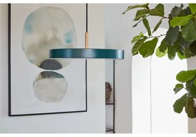 Тъмнозелено LED висящо осветително тяло с метален абажур ø 31 cm Asteria Mini – UMAGE