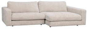 Кремав ъглов диван (десен ъгъл) Duncan - Rowico