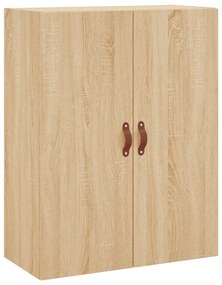 828399 vidaXL Стенен шкаф дъб сонома 69,5x34x90 см