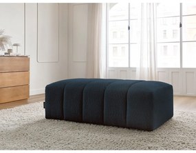 Тъмносиня табуретка от прежда с примки от букле Annecy – Bobochic Paris