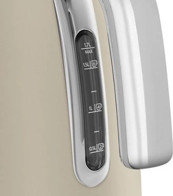 Електрическа кана SMEG KLF03MLMEU, 2400 W, 1.7 л, 360° основа, Матово покритие, Лунна светлина