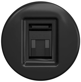 Kliklap - Ретро дата гнездо без рамка, черно