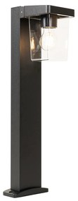 Модерна външна подова лампа черна 60 см IP54 - Chimay