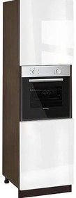 Колонен шкаф за фурна МДФ Глосмакс 602Ф (60см) Венге