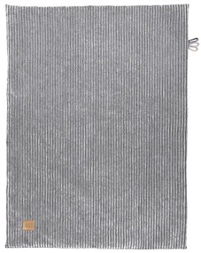Сиво бебешко одеяло от рипсено кадифе 100x77 cm – Meowbaby