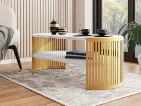 Холна маса Fikoli GD I-Бял мрамор