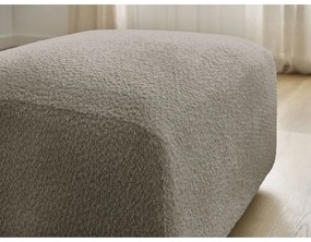 Сиво-кафява табуретка от букле Tina – Bobochic Paris