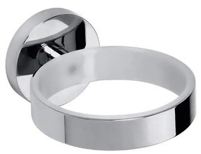 Държач за сешоар OMEGA 8x5,5 cm, сребрист