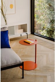 Стоманена кръгла странична масичка 41x40 cm Ande – noo.ma