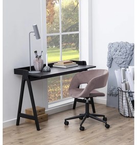 Работна маса с дъбов плот 126,6x51,6 cm Miso - Actona