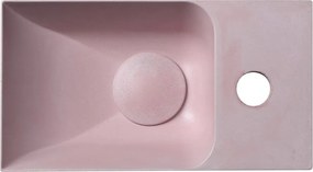 Розов бетонен малък умивалник 31x17 cm Piccolino – Sapho