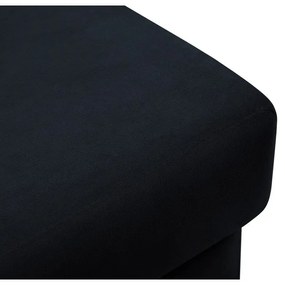 Тъмносиня кадифена табуретка Kyoto – Cosmopolitan Design